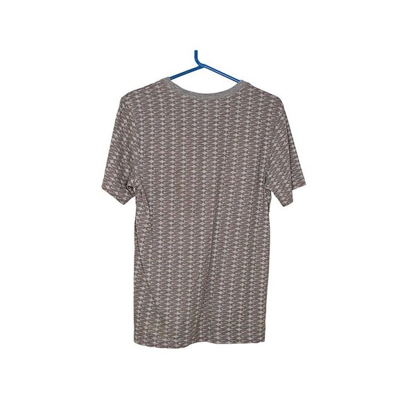 Nike All Over Logo Dri Fit The Nike Tee Athletic Short Sleeve T-Shirt Gray Sz Sm - Picture 2 of 11